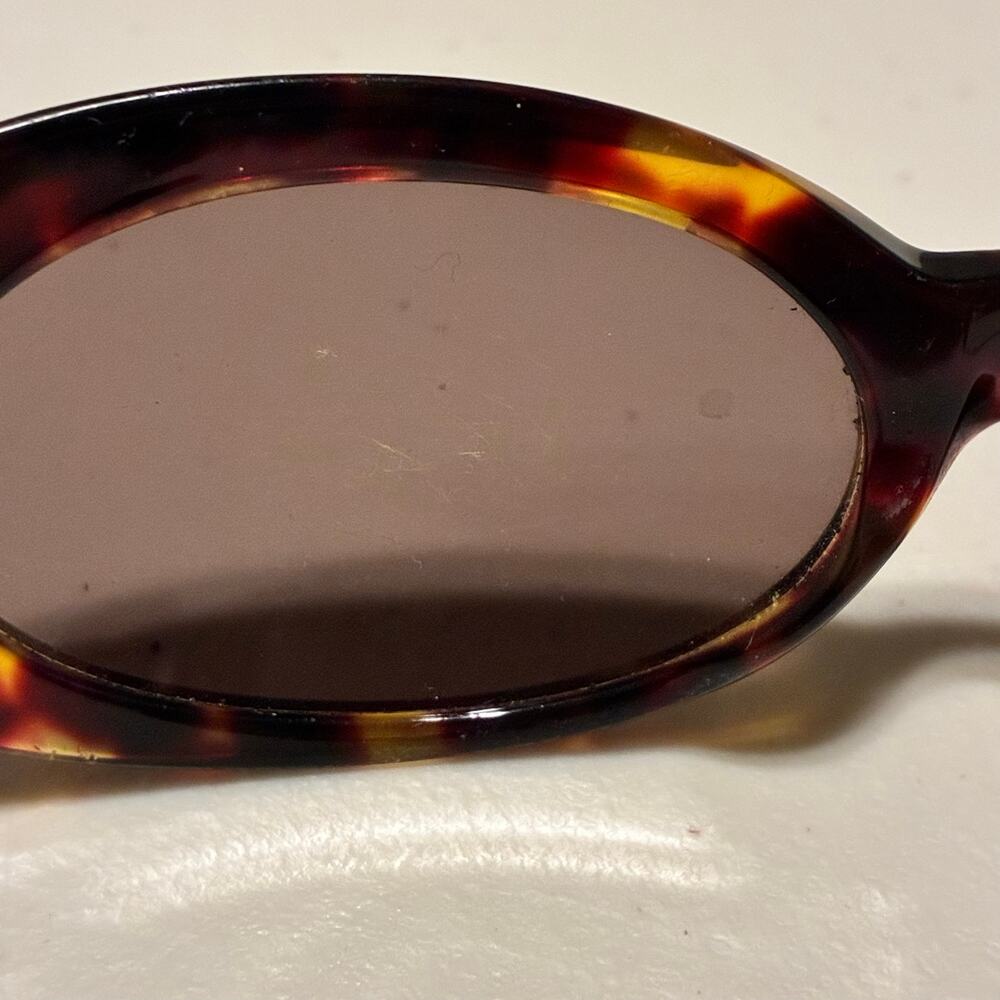 Vintage Gucci GG 2413/S 02Y Oval Tortoise Sunglasses Brown Made In Italy READ - Picture 15 of 16
